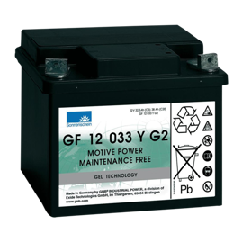 Sonnenschein GF12 033 YG2 GEL batteri 33Ah